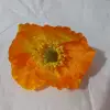 Оранжевая заколка с маком