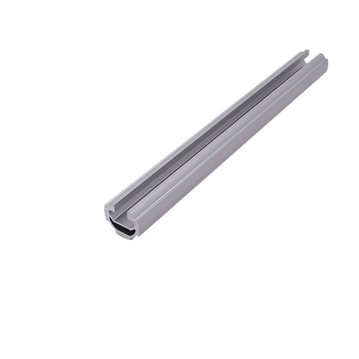 铝合金线棒配件的产品介绍 脚轮卡槽管AL-C 平光银白管