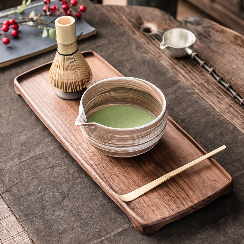 Juego de té de matcha de estilo japonés