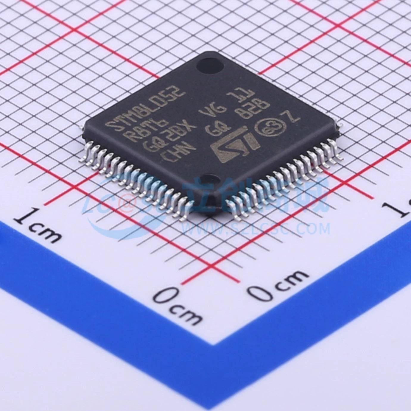 STM8L052R8T6 ультранизкопотребляющий 8-битный MCU с 64 КБ Flash, 16 МГц CPU и набором функций
