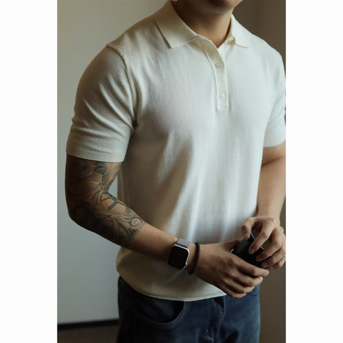 Summer Thin Men's Slim Fit Casual POLO Shirt Fashion Korean Version T-Shirt Short Sleeve Trendy Factory Wholesale