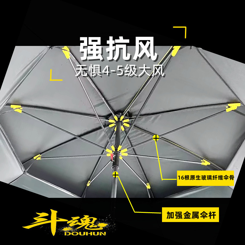 钓鱼专用遮阳钓伞万向大伞加厚户外防晒遮阳伞新款雨伞垂钓暴雨|undefined