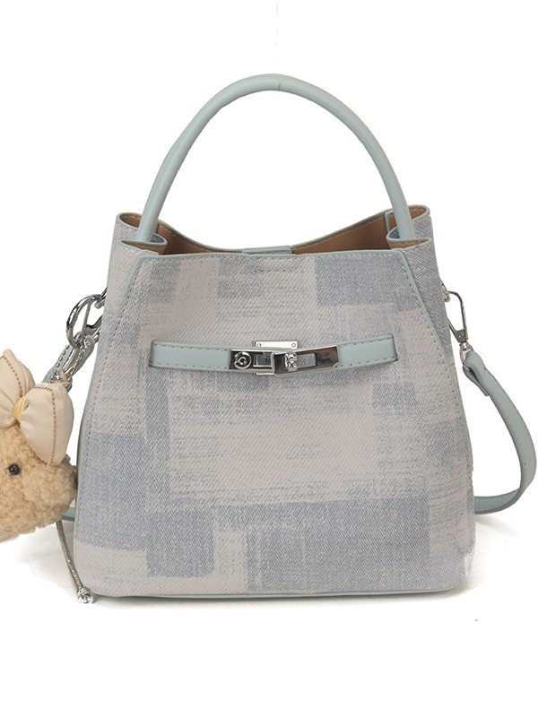 Comercio exterior transfronterizo coreano simple nicho de diseño de moda bolso de cubo para mujeres 2026 nuevo tipo de mujer mochila de hombro