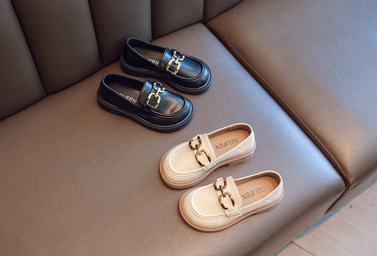 Meederchersschong am College-Stil, Loafers mat engem Fouss, nei Hierscht 2022 fir kleng Meedercher Liederschong, Kannerschong_voghion.com