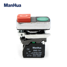 XB4-BL8425 ����ɫ˫ɫ��ť����/˫��͹ƽť