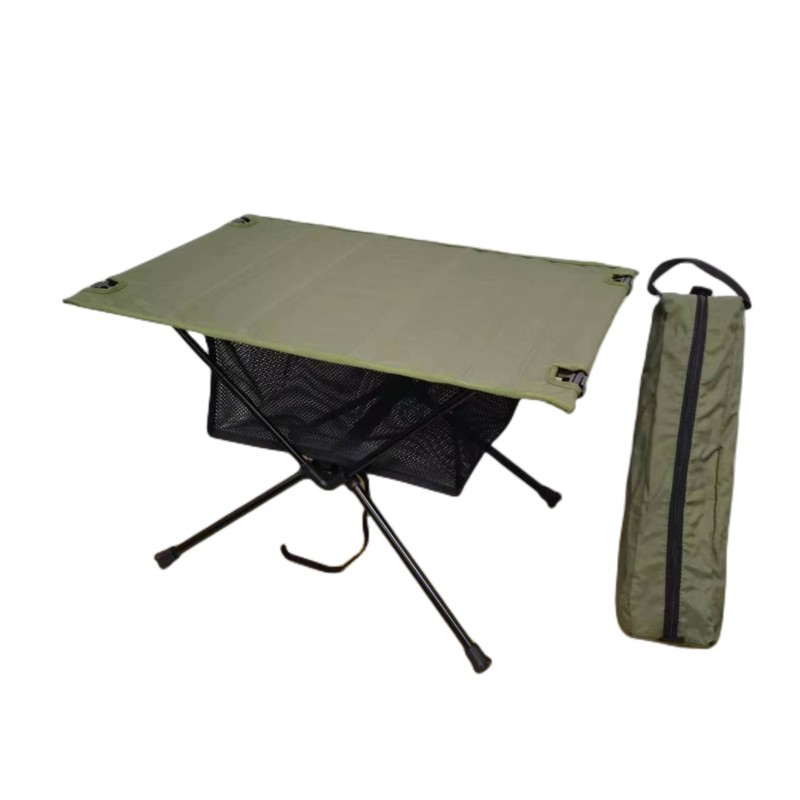 Aleación de aluminio mesa plegable y silla taburete barbacoa al aire libre camping picnic al aire libre Mesa portátil súper ligero mesa plegable