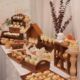 Mori Dessert Table Display Rack Solid Wood Table Ornaments Wedding Engagement Birthday Business Banquet Cold Dinner Tea Break Table