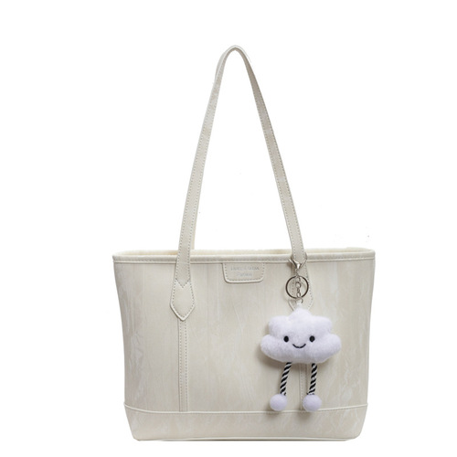 This year's popular bags for women large capacity 2024 new casual simple shoulder bag versatile class commuting tote bag