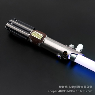 星球大战武器光剑定制 复刻金属卢克光剑 电影道具充电发光激光剑-阿里巴巴