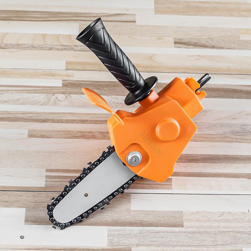 小型多功能修枝锯木工单手电锯家用伐木迷你手电钻变电链锯转换头