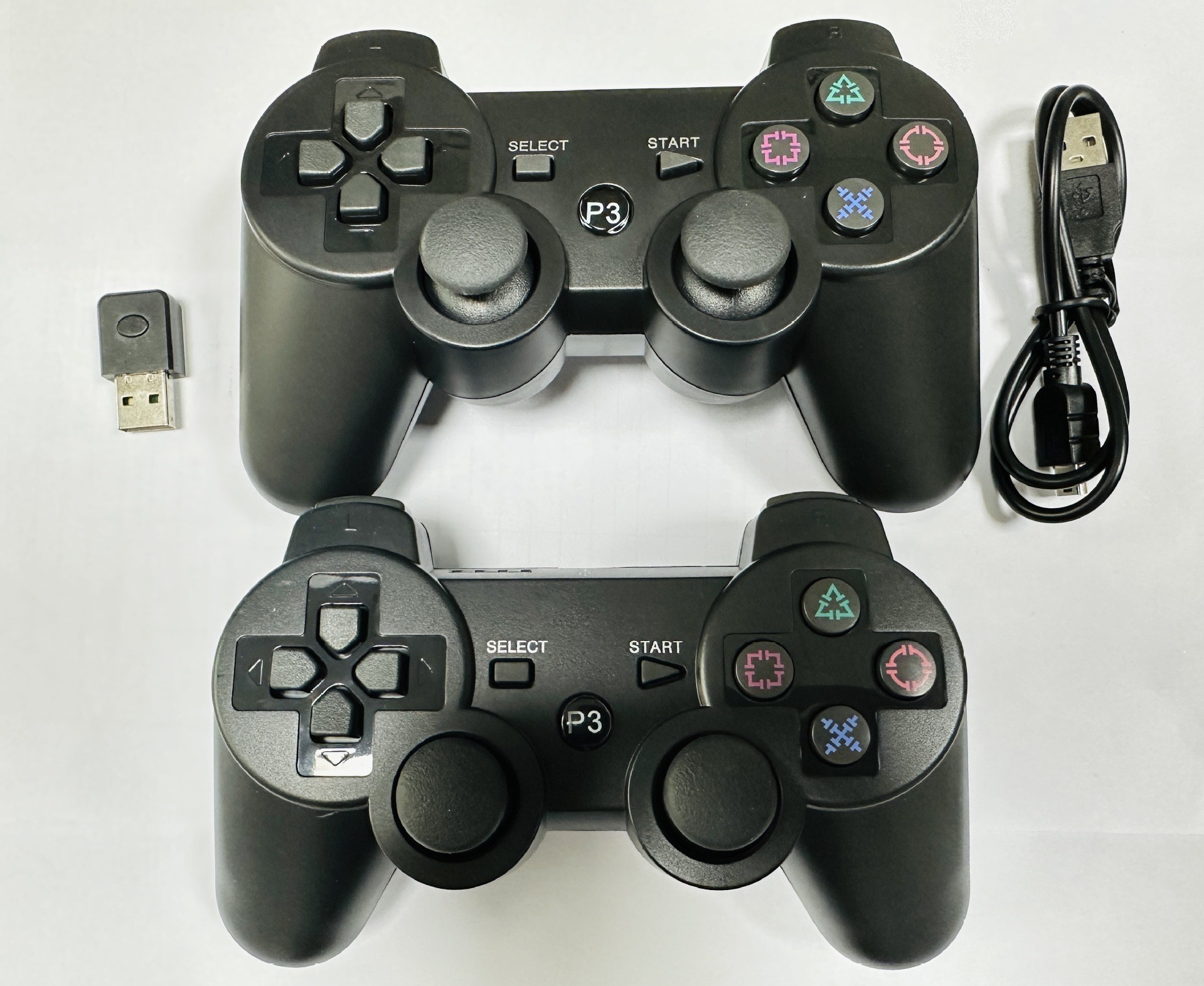 Control Inalámbrico de Juego M8 PS4 de ABS con Vibración para Consola de Juegos