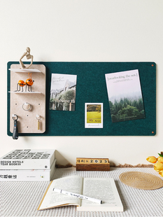 Felt Board Photo Wall Message Board Perforated Board Cork Board Photo Frame Decorative Wall Sticker Kindergarten Storage Rack Without Drilling