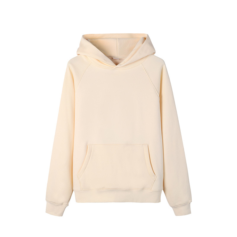 Traje deportivo de hombre de peluche grueso, ropa deportiva casual de dos piezas, ropa de moda americana con sudadera encapuchada personalizada