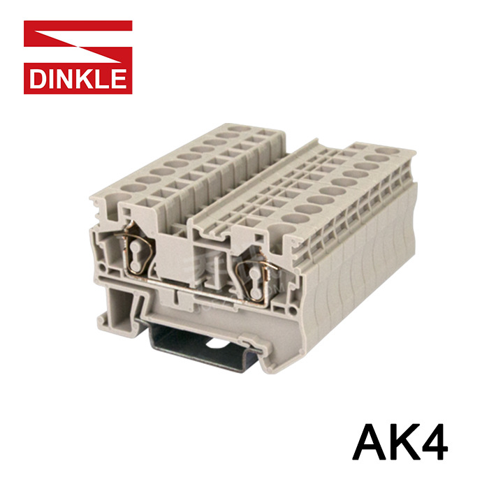 DINKLE AK4 ��� ����ʽ����ֱͨ ���߶��� 4mm&sup2;,800V,32A,��ɫ
