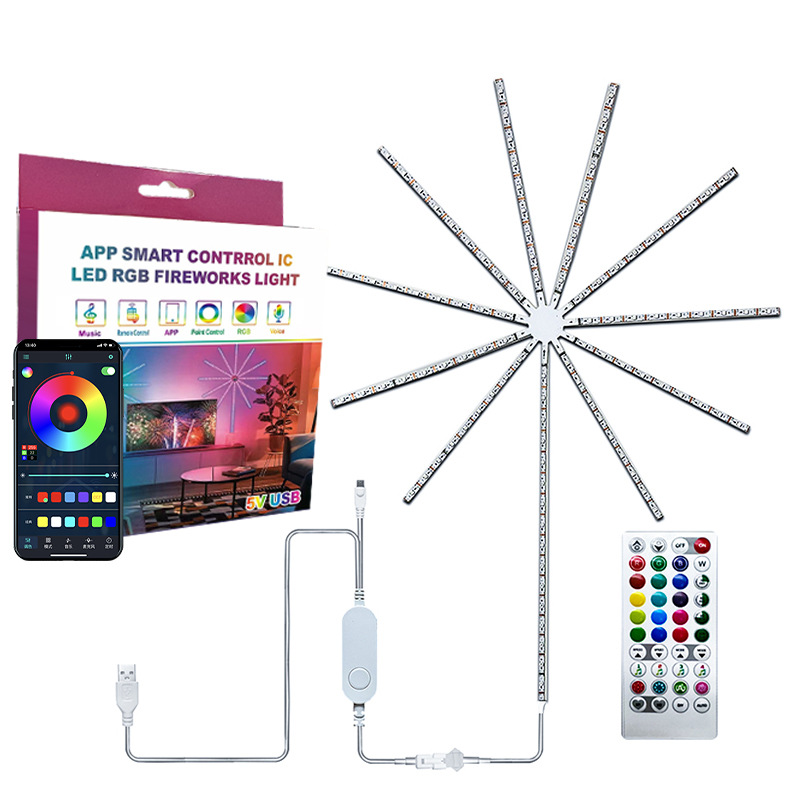 Lámpara de humo colorido LED Bluetooth música meteorito caballo carreras explosión estrellado cielo luz de color completo con lámpara de atmósfera de Navidad