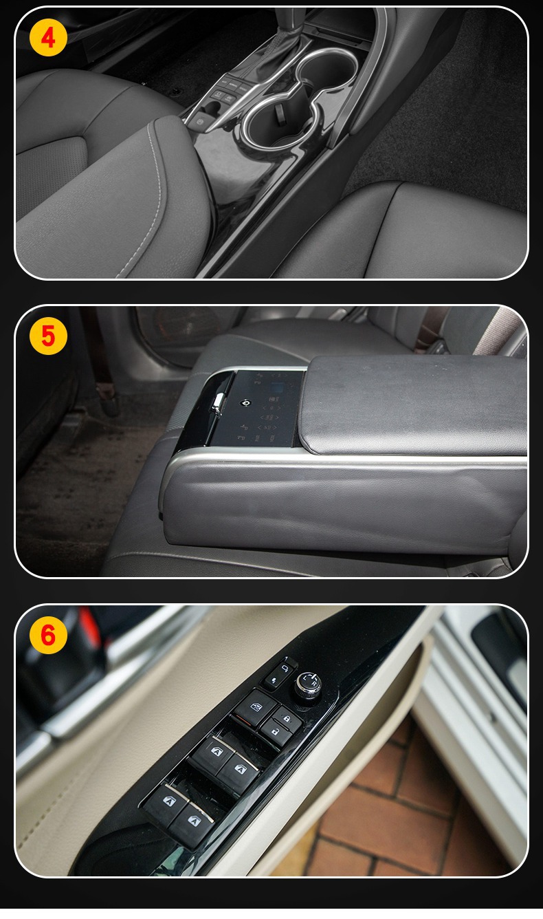 Suitable for 18-25 Toyota Camry Special Screen Central Control Interior Car Modification Transparent t High-Definition Film-Tpu