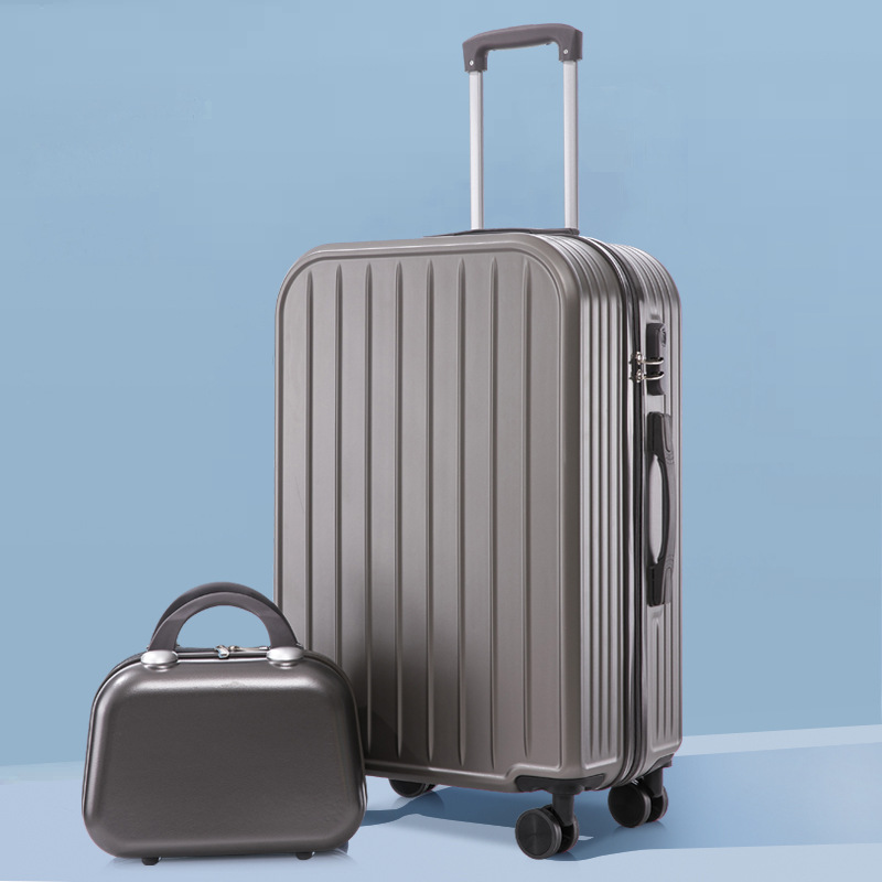 Maleta de tracción para hombres de viaje contraseña maleta de cuero de gran capacidad maleta para mujeres nuevo color gradiente estudiantes de alto valor facial