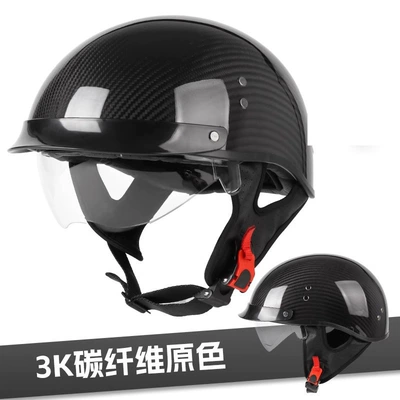 electric vehicles, women's all-season helmet, Motosiklet kaskı (dəbilqə) - 3k-carbon-fiber-glossy-original-color-m