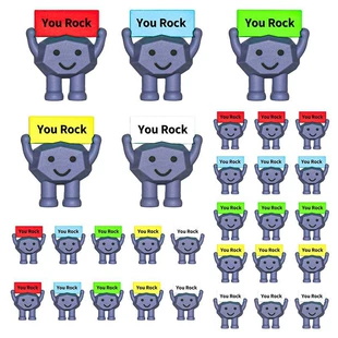 Фигурка-камень с надписью You Rock мотивационный подарок