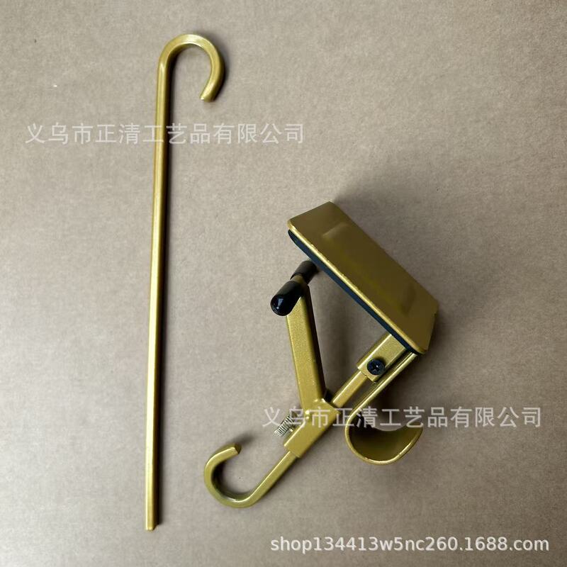 跨境爆款圣诞节金属悬挂袜子挂钩架壁炉架挂钩家用可调节伸缩挂钩|undefined