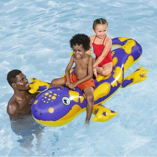 Bestway 41502 Double Gecko Ride on Kidsren's Water Toy Inflatable Ride on