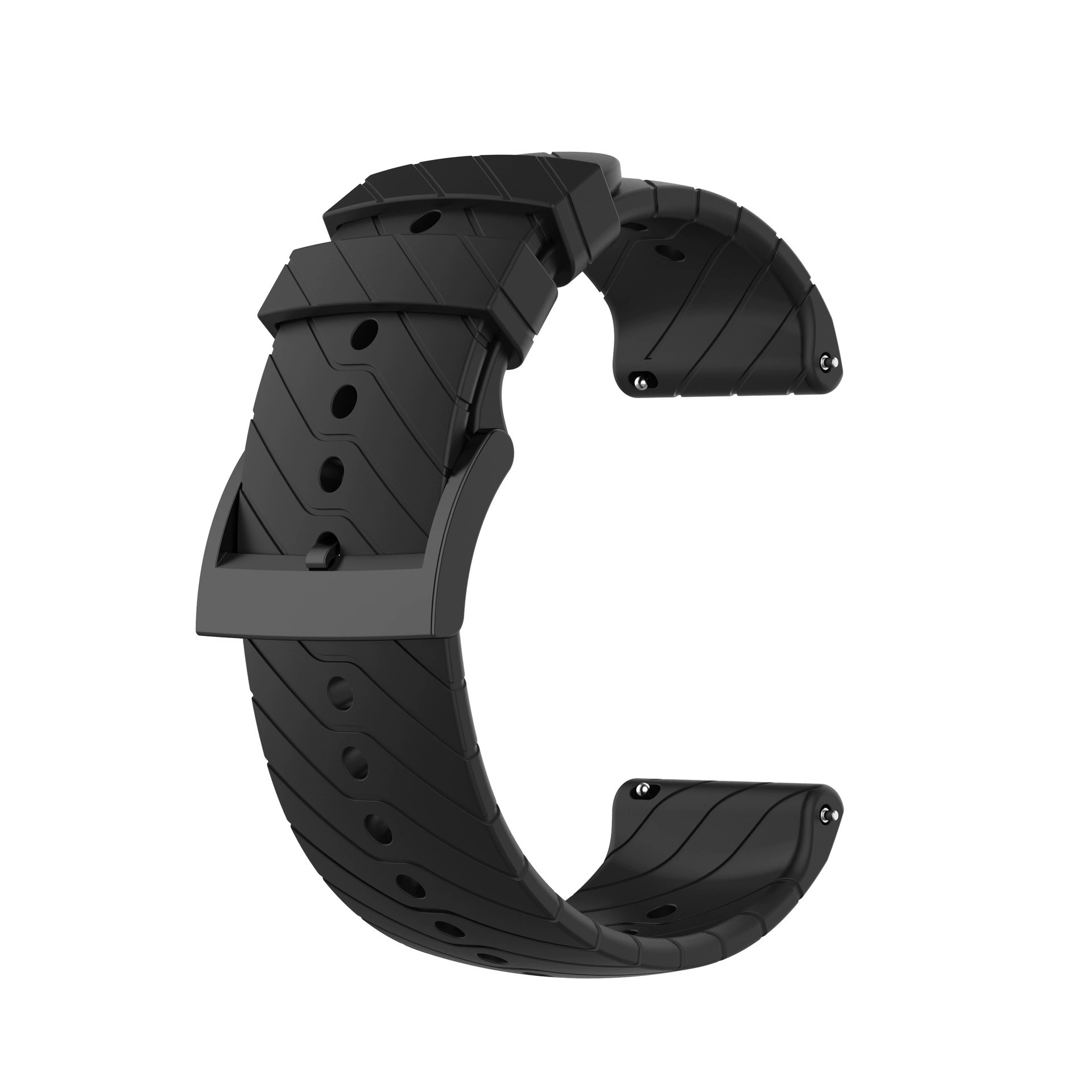 Подходят для Songtuo SUUNTO 7/9BRO/9/D5 Spartan Lightning Patriot Silicon Platform Band Blink Plough Ribbon 24mm