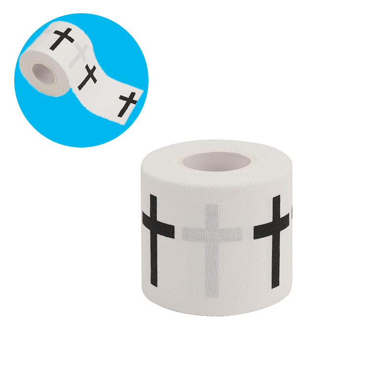 흰색으로 인쇄된 십자가