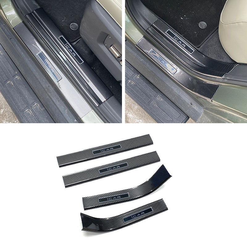 Suitable for 25 Chery ICAR V23 threshold bar modification welcome pedal trunk rear guard plate tailgate protection