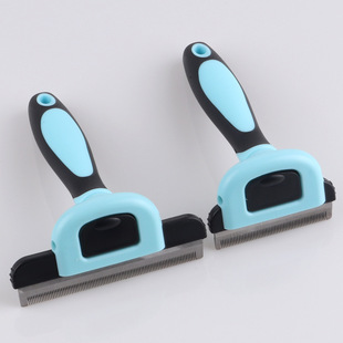 Pet products manufacturers hair removal comb hair remover cat comb dog comb replaceable head medium and large dog hair removal and hair cutting knife