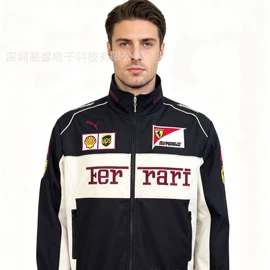 赛车服;男式PU皮衣;运动卫衣