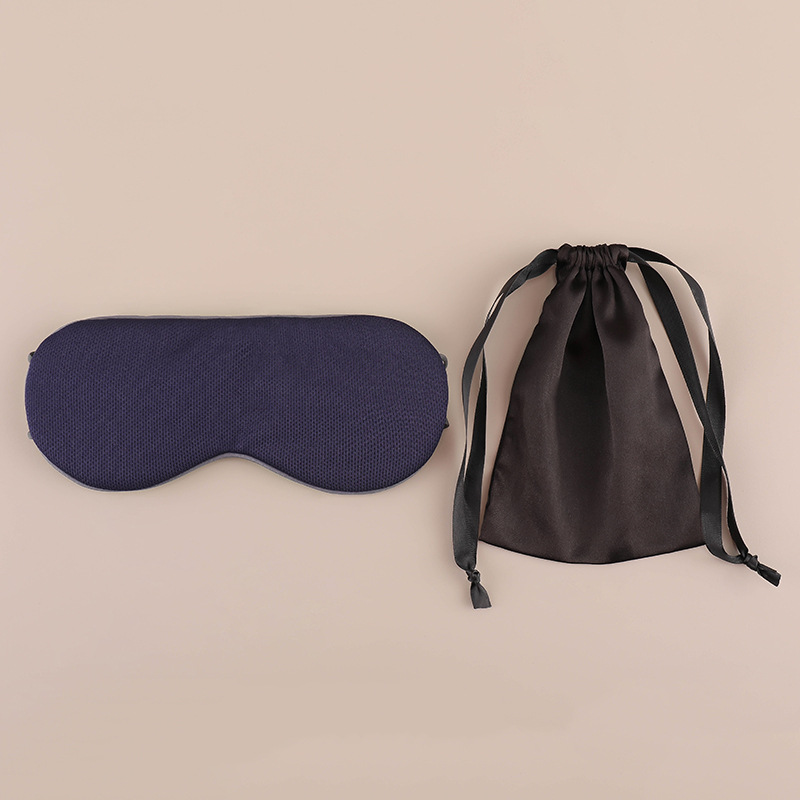 Máscara de ojo tridimensional 3D para dormir sombreado máscara de ojo de seda de hielo transpirable al por mayor