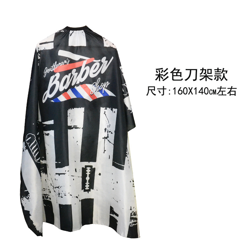 Tiktok Net rojo vintage cabeza de aceite profesional de peluquería y peluquería tela corte de pelo antiadherente más tamaño adulto peluquería babero