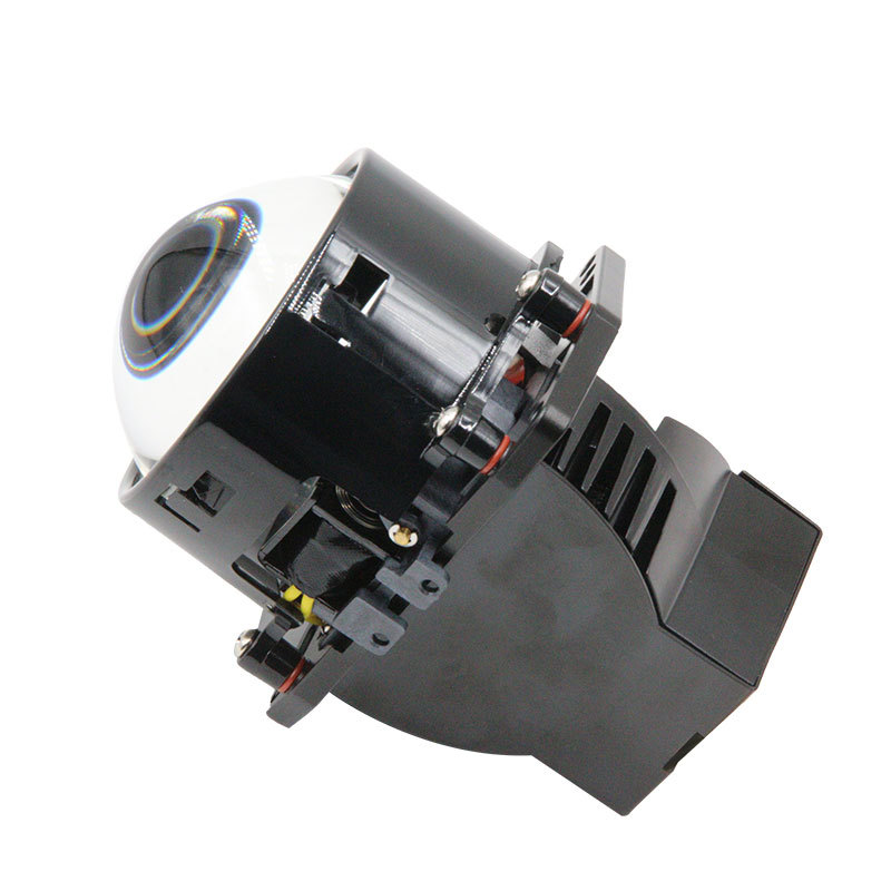 Nuevo coche de venta caliente transfronterizo personalizado Lámpara LED P01 Lente láser 65W Taza de luz doble 3.0 Concentro súper brillante Universal