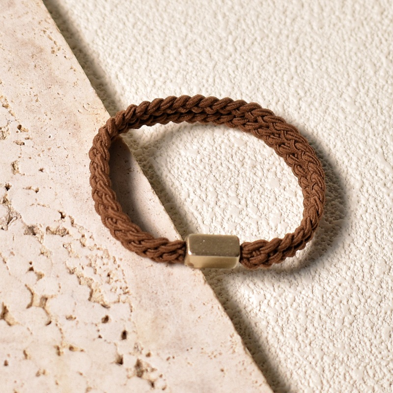 Solid Color Pattern Simple Style Women's Solid Color Cloth Hair Tie