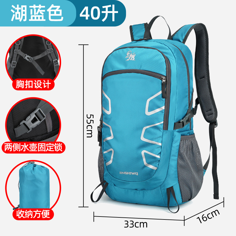 Blue backpack