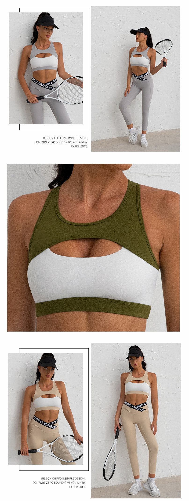 Short Top Length Jogger Pants Pants Type Vest Tops Type Gym, Yoga, Running Occasion Casual Sport Style Solid Color Nylon U Neck Active Tops Vest Jogger Pants