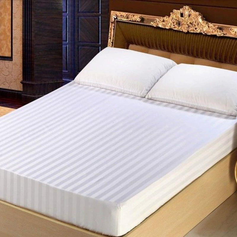 White bedspread, duvet cover, increased thickness