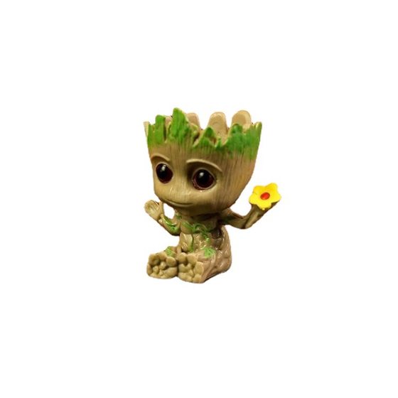 Guardians of the Galaxy Groot Cute Little Tree Man Fleshy Flower Potted Animation Peripheral Table Game Hand-made Toy