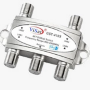 DiseQC2.0 4x1 Спутниковый телевизионный сигнал Четырех выключателей с одним переключателем GST-4103 ПЕРЕВОД