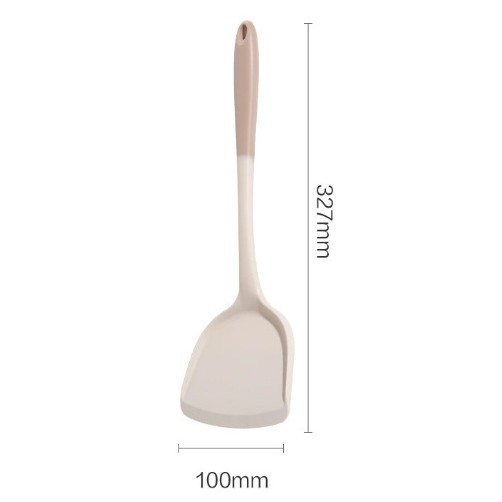 Cuchara de arroz con mango de madera y cocina antiadherente resistente a altas temperaturas de grado alimenticio
