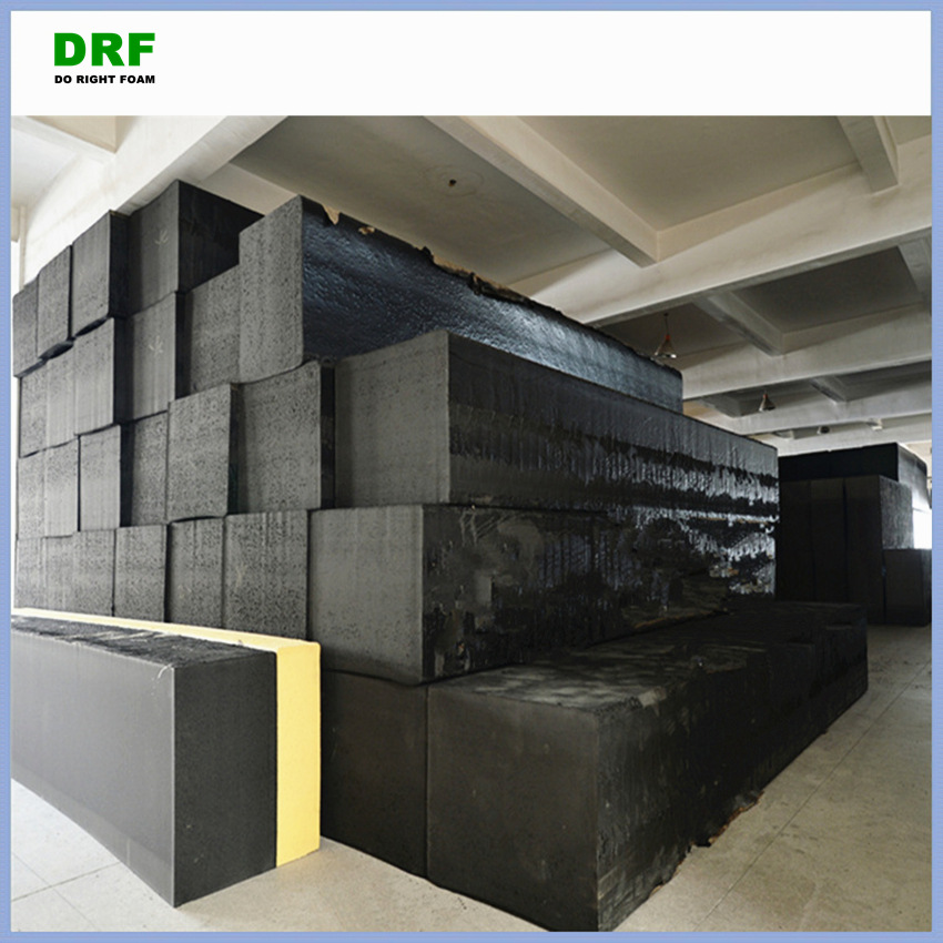 供应黑色低密度聚氨酯海绵Sponge PU消音棉 foam抗震海绵发泡板