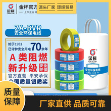 金杯电线ZA-BVR1.5/2.5/4/6平方家用铜芯铜软线 100米其他