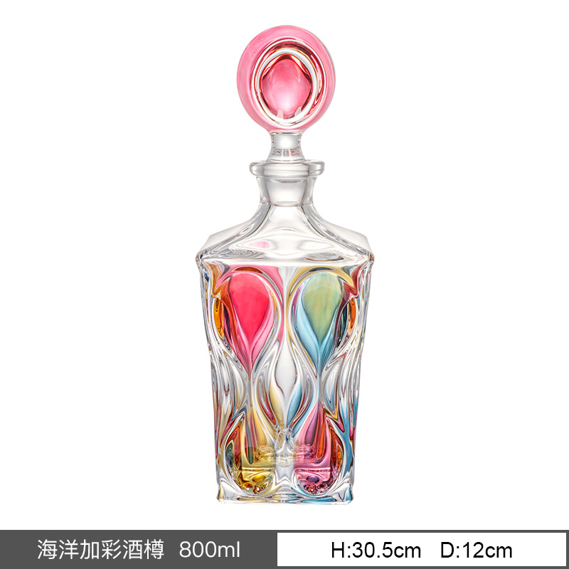Bohemia BOHEMIA fantasía taza de vino de cristal checo para el hogar regalos se pueden imprimir LOGO