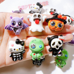 樹脂アクセサリーアクセサリー卸売diyアクセサリー手作りの材料靴の花の帽子クリームペーストハロウィーンの幽霊