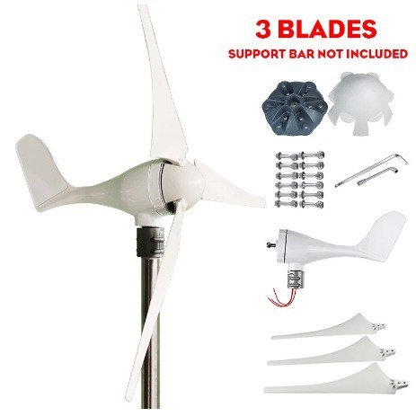 S5 タイプ 100W 風力発電機街路灯用小型風力発電機屋外風力太陽光ハイブリッドシステム|undefined