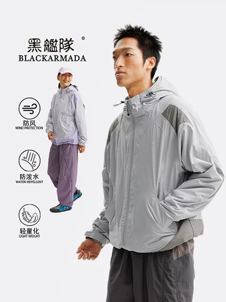 Black Fleet Lightweight Cloud Velvet Sports Trendy Winter Training Mountain Series Outdoor Waterproof Hooded Windproof Unisex Jacket