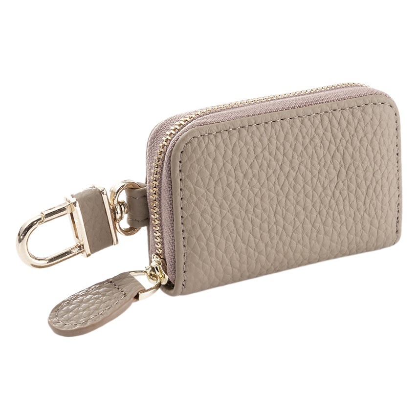 2024 fashion car key case universal car key case zipper leather car key bag foreign trade Wholesale