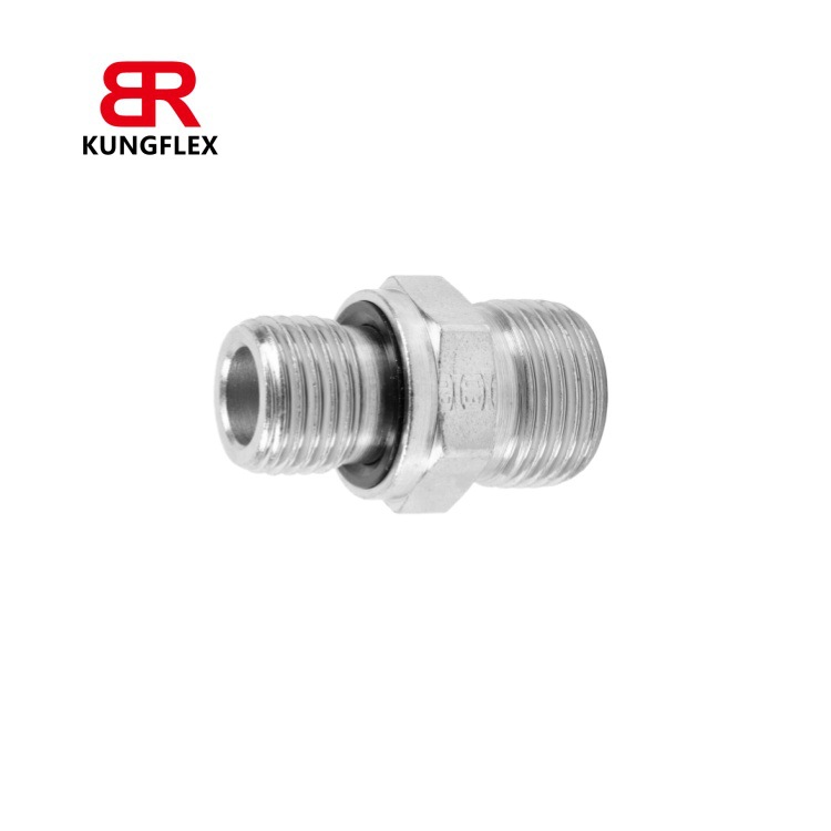 供应派克GE-R 端直通接头-英制螺纹金属面密封过渡接头 国产替代