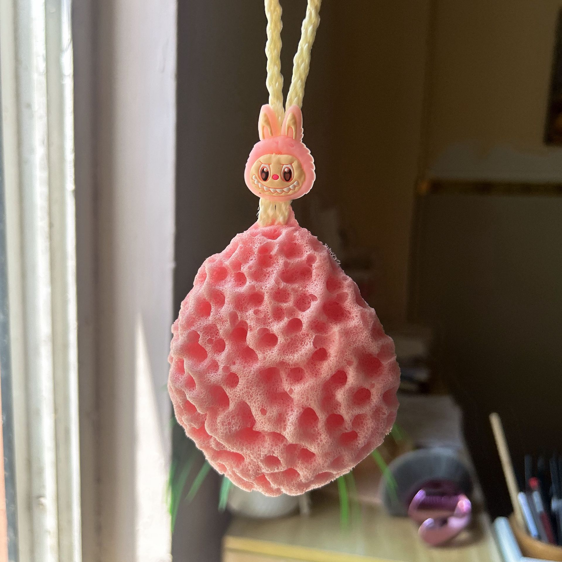 Panal japonés gran bola de baño super suave esponja niños lindo baño espuma baño flor mujer baño esponja