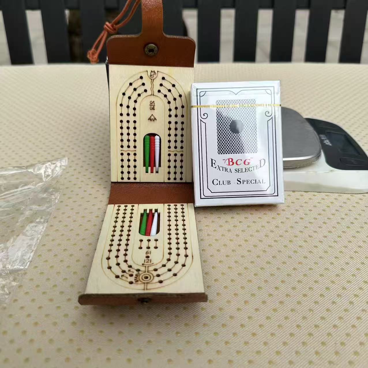 Cross-Border Cribbage Card Game Scoring Game Board Cribbage Board Game Wooden Board Game Poker